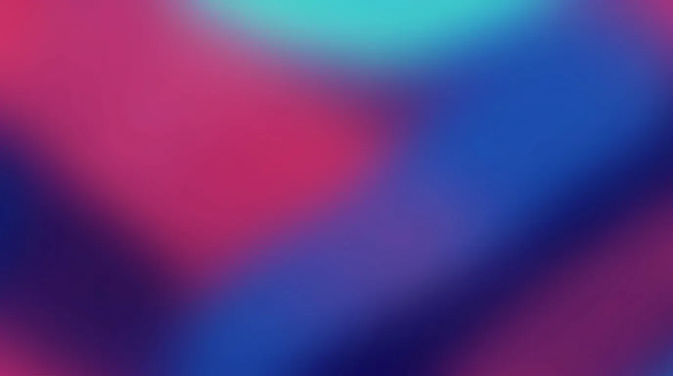 Fuchsia and cobalt heavily blurred color fields with fine grain
